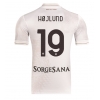 Camiseta SSC Napoli Rasmus Hojlund #19 Segunda Equipación Replica 2025-26 mangas cortas